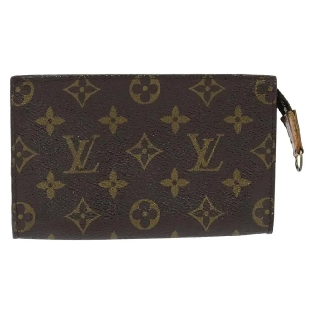 Louis Vuitton Monogram Bucket PM Accessory Pouch Brown